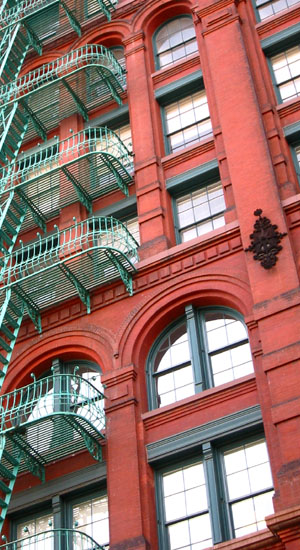 windows and stairs