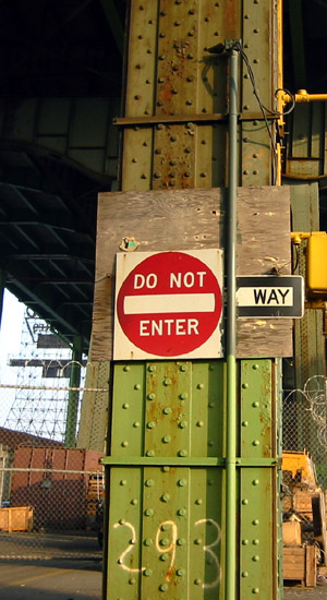 under the overpass